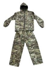 Костюм демисезонный мужской Горка Рип-стоп Камуфляж с флисовой подкладкой (р 46, Коричнево-зеленый)
