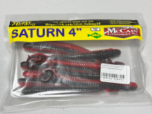 Приманка силиконовая Tilzit Saturn 4" (Черный/Красный)