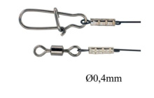 Поводок BIGULOV Стандарт 15см, 15кг (2шт), СТ2-15-2