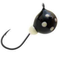 Мормышка вольфрамовая Lumicom Дробина с ушком обмазка точки d5,5мм (BLt)