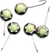 Мормышка паяная Яман Бриллиант фосфор 0,69г (Никель)