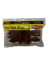 Приманка силиконовая Tilzit Crazy Flazer 9см (Коричневый с блестками)