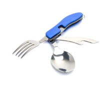 Набор столовых приборов Следопыт в чехле (вилка, ложка, открывашка)