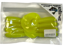 Приманка силиконовая Tilzit Твистер 9см (Лимонный)