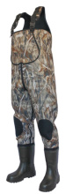 Полукомбинезон FortMen рыбацкий неопрен с сапогами ЭВА камо (р44 (52-54), Дуб)