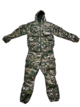 Костюм демисезонный T&D Fashion с флисовой подкладкой (р 48-50, Камуфляж коричнево-зеленый)