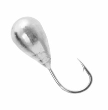 Мормышка Wolfram Капля d4,0 мм 0.8г гальваника (Серебро)
