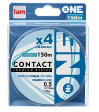 Плетеный шнур Iam №One Contact X4 150м Blue