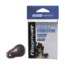 Коннектор Flagman фидерный для поводка Big+Small (Brown)