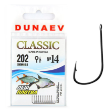 Крючок одинарный Dunaev Classic 202