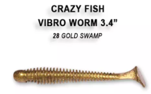 Приманка силиконовая CF Vibro Worm 3.4" 8,5см