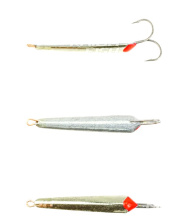 Блесна Пирс зимняя Лонг малый с двойным крючком 0,8г (Н)