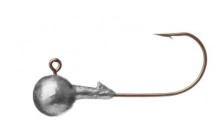 Джиг - головка Шар 10 г с черным крючком Eagle №3/0