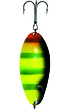 Блесна колеблющаяся Крокодил крашеная 70мм 