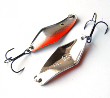 Блесна колеблющаяся Кобра полированная 70мм