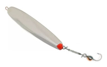 Блесна Пирс зимняя Судаковая с подвесной мормышкой на цепочке 6,5г (Никель (Н))