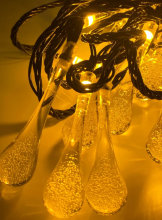 Гирлянда светодиодная Капля 40L 5м (Желтый)