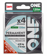 Плетеный шнур Iam №One Permanent X4 150м Green