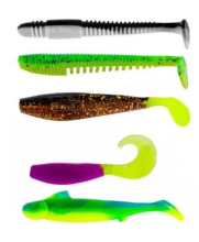 Набор приманок силиконовых Helios Золотая осень