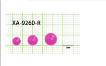 Бусина Fish Cristal пластиковая красная