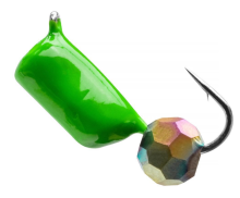 Мормышка вольфрамовая Premier Fishing Гвоздешарик зеленый гвоздик 2,0мм 0,65г (Хамелеон)