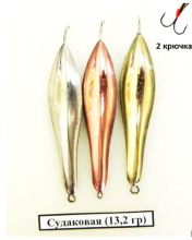 Блесна РВС Судаковая-2, 2 крючка, 13,2гр