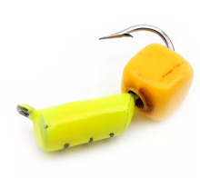 Мормышка Wolfram Столбик d3,0 мм 1,1г с Сырным кубиком (485, Лимонный)