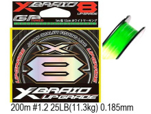 Плетеный шнур Ygk X-Braid Upgrade X8 200м