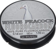 Леска Balsax Fluorocarbon White Peacock 50м