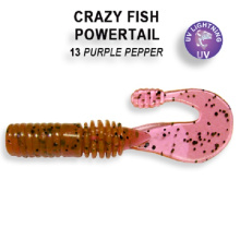 Приманка силиконовая Crazy Fish Powertail