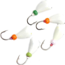 Мормышка литая Яман Дрейссена Большая с крючком Kumho №25 0,4г (Белый)