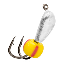 Мормышка вольфрамовая Lumicom Капля с ушком Коза d5.0мм (Ag)