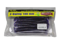 Приманка силиконовая Tilzit Z-Swing 10см (Фиолетовый с блестками)