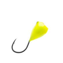 Мормышка Lumicom Капля отверстие литая обмазка (Y)