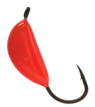 Mормышка вольфрамовая Lumicom Банан с ушком обмазка d5.0мм (R)