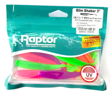 Приманка силиконовая Raptor Slim Shaker 3"  (Mix)