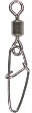 Вертлюг+застежка Mikado Rolling With Hooked Snap, №10 (10шт)