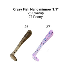 Приманка силиконовая CF Nano Minnow 1.1" 2,7см