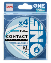 Плетеный шнур Iam №One Contact X4 150м Blue