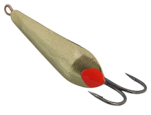 Блесна Пирс зимняя Окунёвая большая с двойным крючком 3,5г (Л)