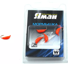 Мормышка вольфрамовая Яман Банан с ушком №4 1,5г (Оранжевый)