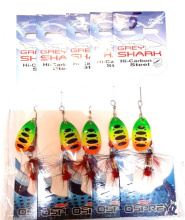 Блесна вращающаяся Osprey Grey Shark №3, 7г (05)