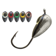 Mормышка вольфрамовая Lumicom Банан окуневый фосфорный глаз d4,0мм (NiFL)