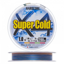 Плетеный шнур Duel PE Hardcore X4 Super Cold 5Color 200м 