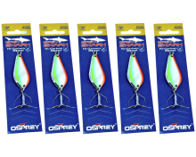 Блесна колеблющаяся Osprey Grey Shark шумовая незацепляйка 18г