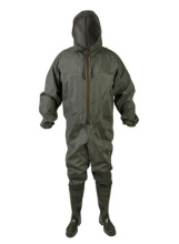 Комбинезон Элементаль Fort Men рыбацкий ПВХ с капюшоном (р43, Оливковый)