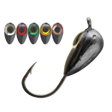 Mормышка вольфрамовая Lumicom Банан окуневый фосфорный глаз d4,0мм (BNiP)