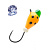 Мормышка вольфрамовая Lumicom Капля с ушком обмазка с камнем d3.2мм