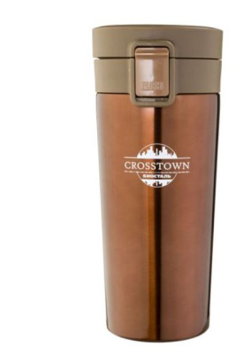 Термос - кружка Biostal-Crosstown 0,4л античная бронза